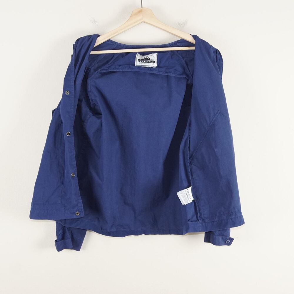 Penfield Davenport Snap Button Dark Blue Cotton Nylon Jacket Mens Sz L - Picture 3 of 12